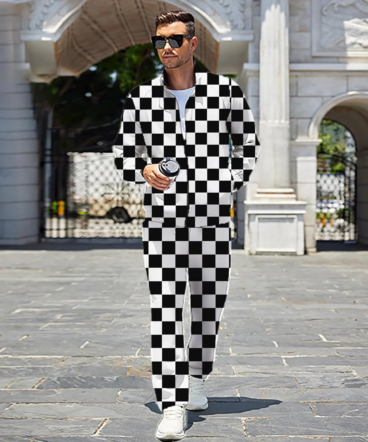 001 80s/90s Outfit for Men, Sweatsuit Set, Tracksuit, 01-S