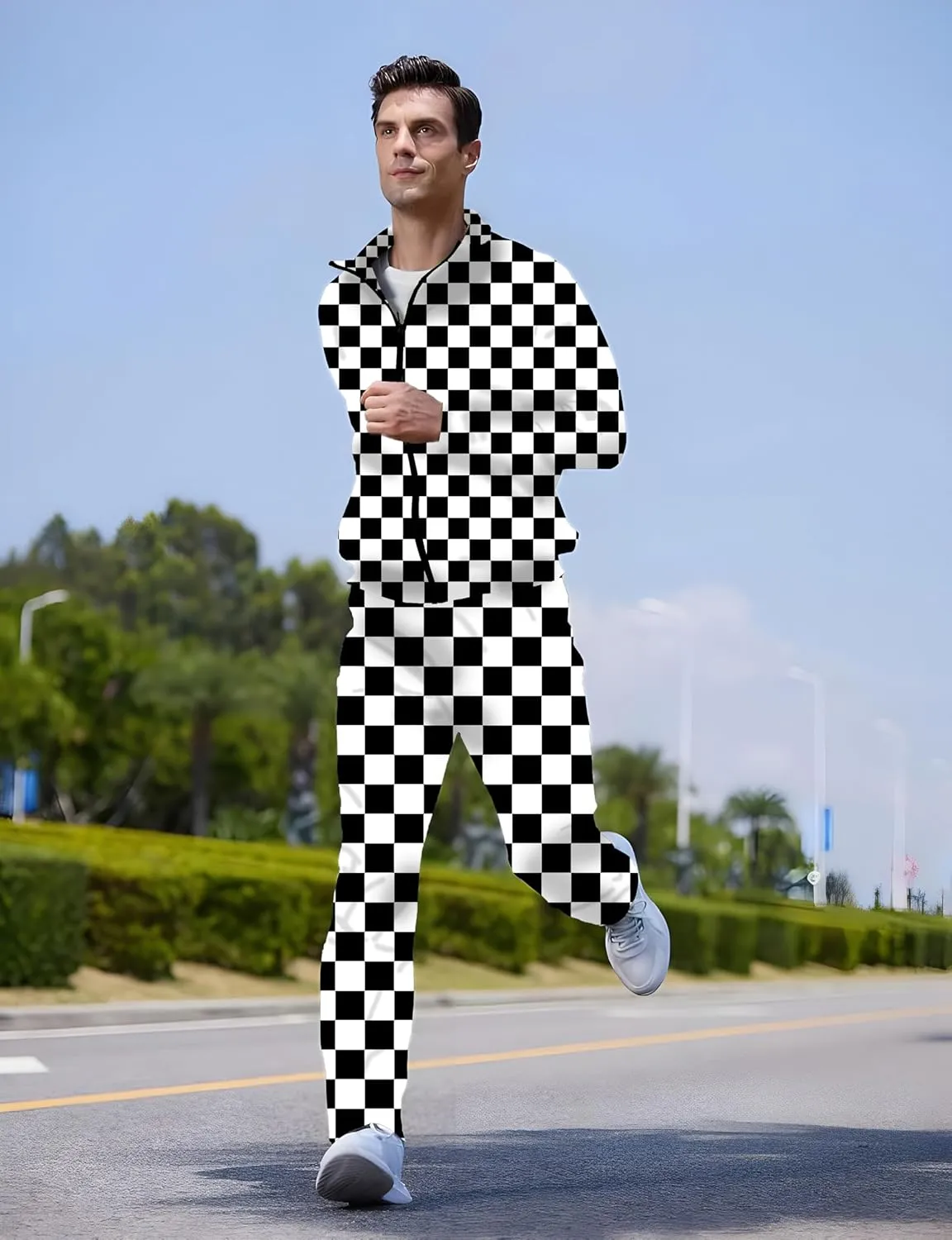 001 80s/90s Outfit for Men, Sweatsuit Set, Tracksuit, 01-S