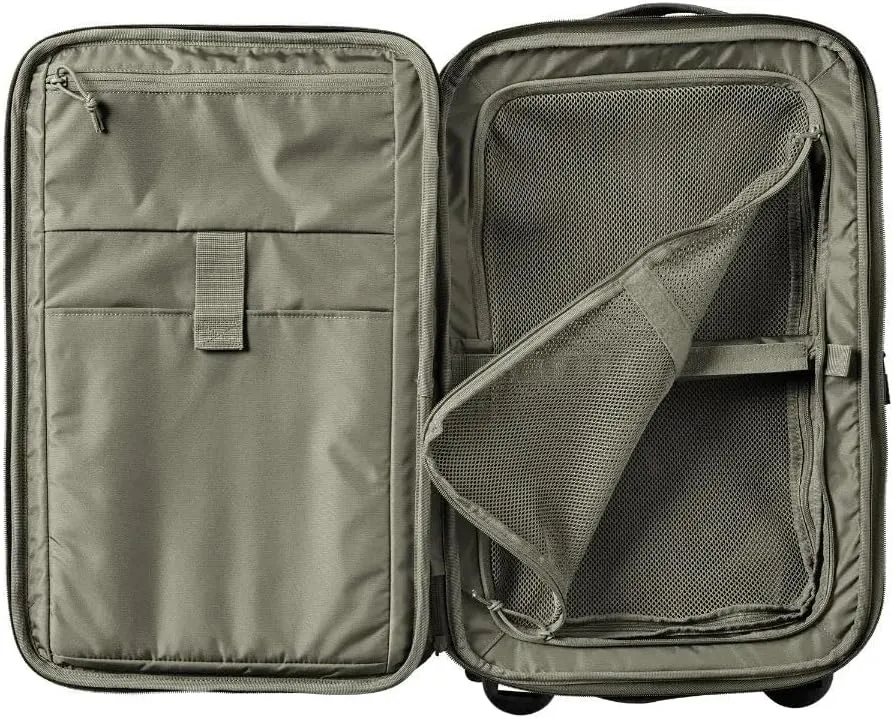 5.11 Tactical Load Up 22" Carry On Bag, 45L Capacity, Lockable Zippers, Style 56435ABR, Ranger Green