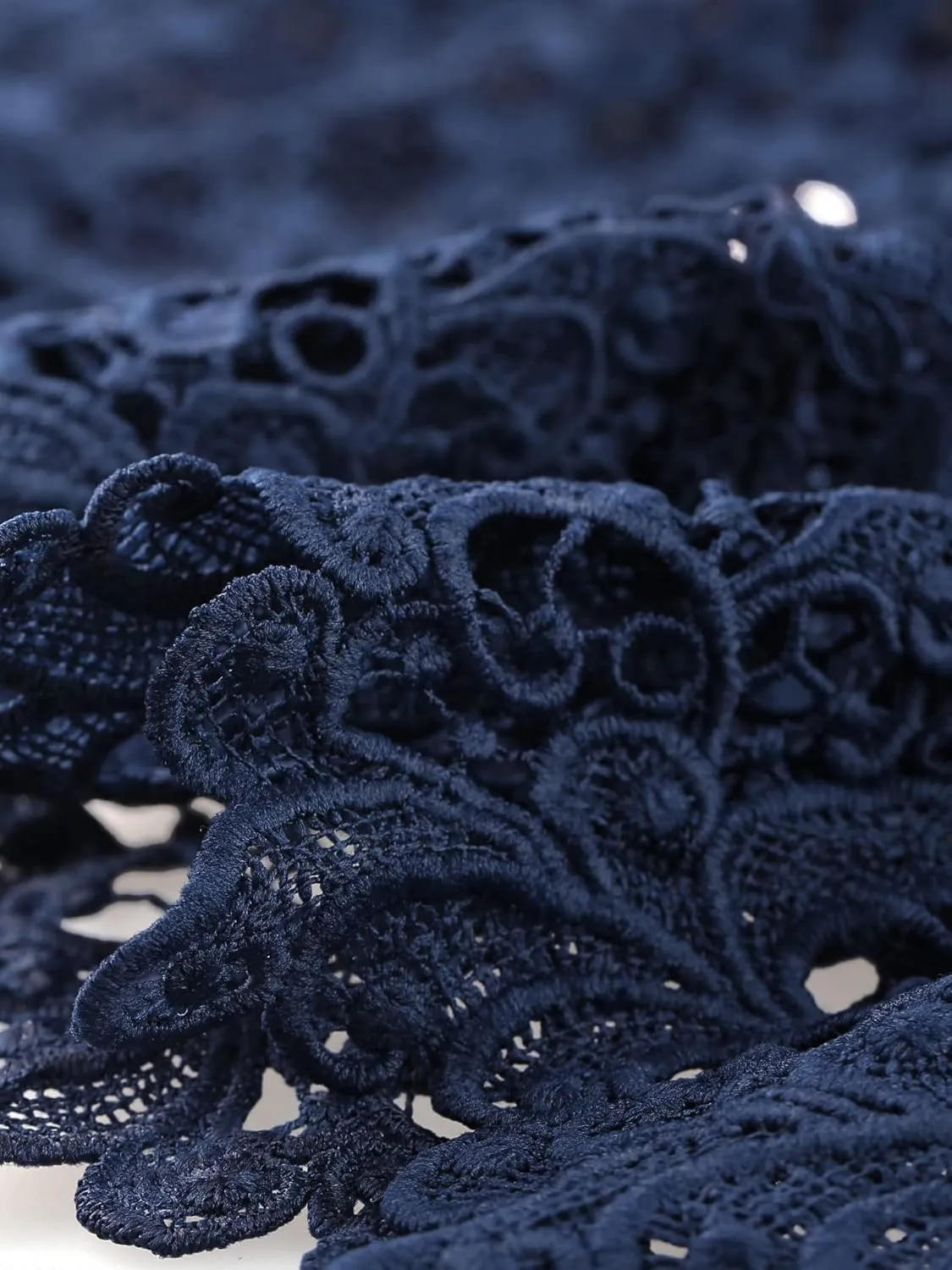 Allegra K Floral Lace Shrug for Women's Wedding Guest Cap Sleeve Formal Sheer Bolero Cardigan