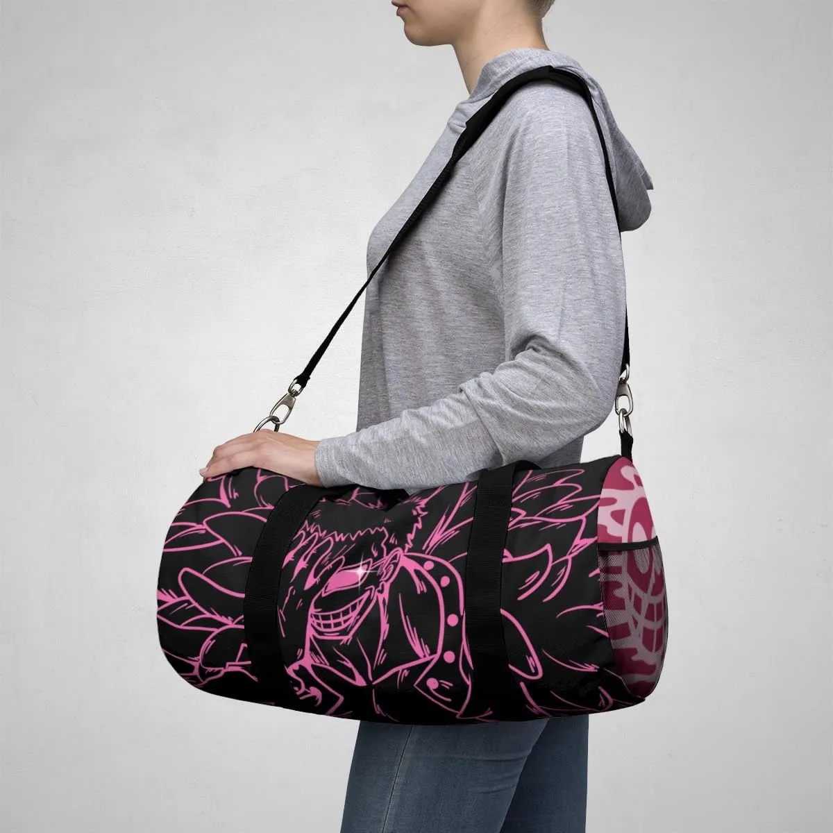 Anime Gym Bag for Women Men - Large Capacity Waterproof Workout Fitness Travel Sports Bags Fashion Street Camping Expandable Carry On Duffle Bag For Couple (BS21) PTY