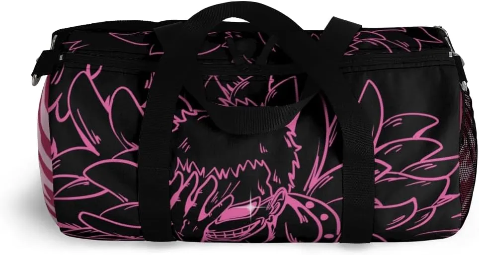 Anime Gym Bag for Women Men - Large Capacity Waterproof Workout Fitness Travel Sports Bags Fashion Street Camping Expandable Carry On Duffle Bag For Couple (BS21) PTY