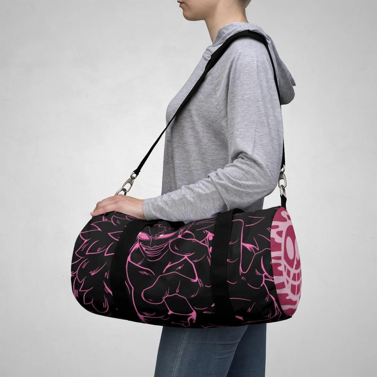 Anime Gym Bag for Women Men - Large Capacity Waterproof Workout Fitness Travel Sports Bags Fashion Street Camping Expandable Carry On Duffle Bag For Couple (BS21) PTY