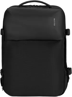 A.R.C. Travel Pack - ReSpun 100% Recycled Polyester, 38L Backpack, RFID-Blocking, Shoe Compartment, Expansion Zipper, Ergonomic Straps, Laptop Compartment for 16 PC/Mac, Travel Pass Through - Black