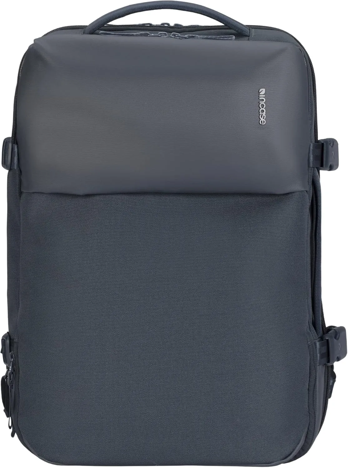 A.R.C. Travel Pack - ReSpun 100% Recycled Polyester, 38L Backpack, RFID-Blocking, Shoe Compartment, Expansion Zipper, Ergonomic Straps, Laptop Compartment for 16 PC/Mac, Travel Pass Through - Navy