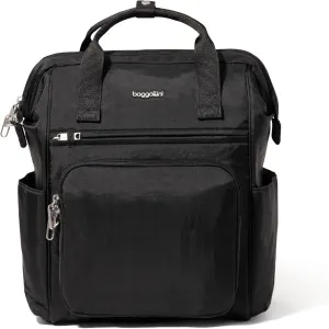 Baggallini Securtex Anti-Theft Windsor Backpack for Travel, Work & Collage, RFID & Locking Zipper, Up to 16" Laptop