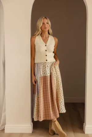 Braelynn Button Vest