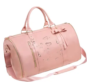 Convertible Garment Bags - Suitcase Suit Travel Bags, Fitness Bag | Carry Convertible Garment Duffle Bag with Bow Design, Convertible Travel Duffel Apparel Bags for Travel Christmas