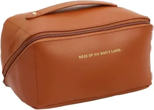 Cosmetic Make up bag & Toiletries Travel bag (AA-Brown)