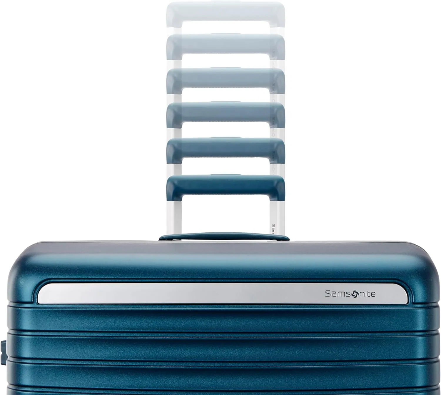 Framelock Max 29" Large Checked Hardshell Zipperless Luggage - Highly Secure Integrated Eazylock Mechanism - RightHeight Adjustable Handle - 360 Spinner Wheels - Airline Approved - Emerald Teal