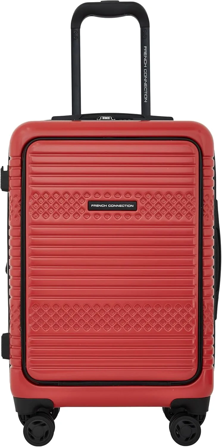 French Connection 5 Piece Mersai Luggage Travel Set, Cayenne