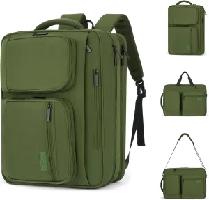 Hanke Multifunctional Carry On Luggage Bag, Personal Item Travel Bag 18x14x8 Airline Approved, Lightweight Under Seat Bags for Airplanes, Overnight Weekender Bags for Women, Pine Green