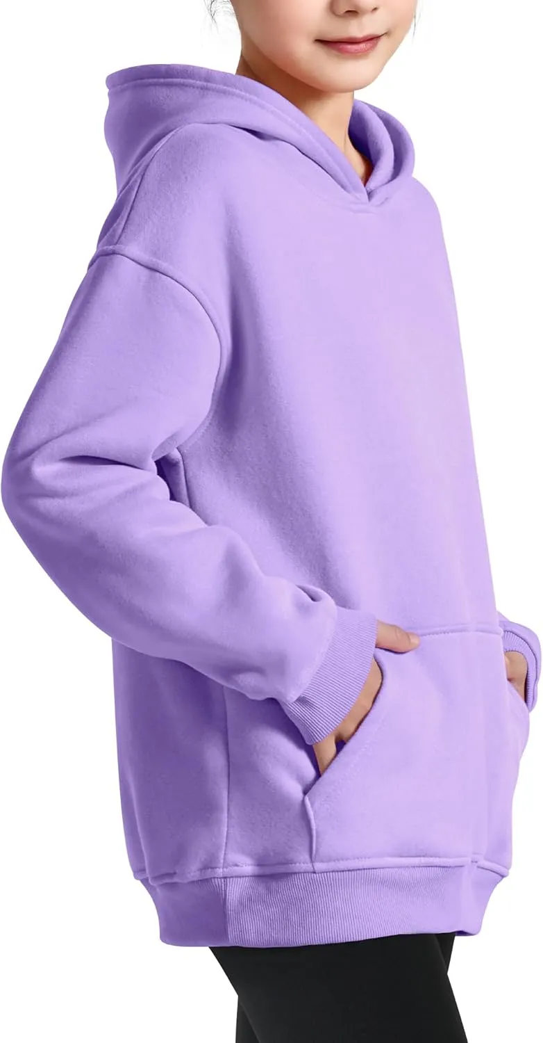 KEREDA Hoodies for Teen Girls Fashion Sweatshirt Fleece Pullover Tops Kids Clothes 7-14 Years