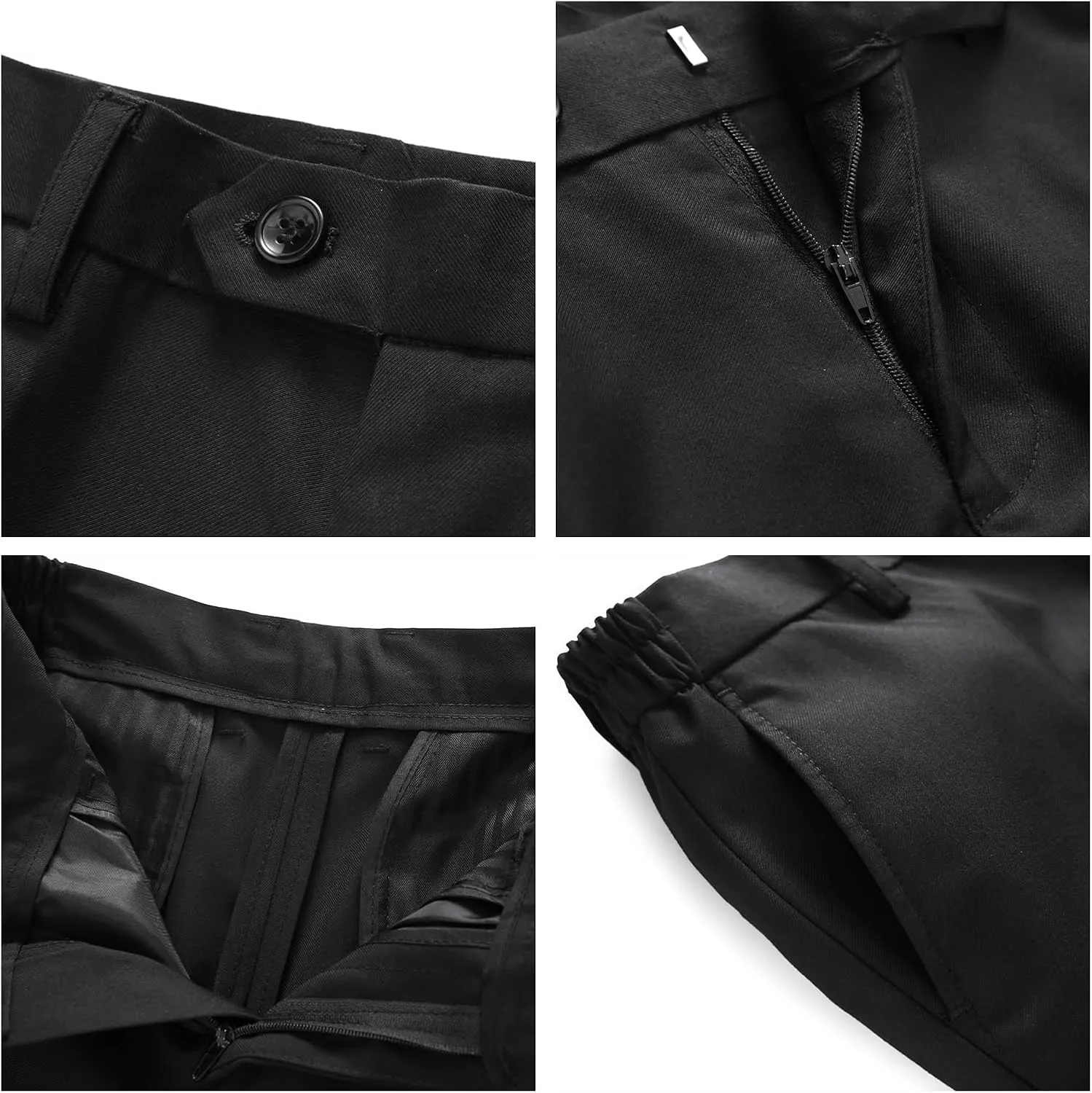 Lamgool Boys Velvet Suit 2 Piece Slim Fit Tuxedo Formal Outfit with Blazer Jacket Pant for Kids Wedding Ring Bearer Size 6-20