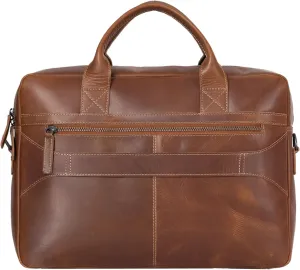 Leather briefvase15.5 Inch laptop Messenger Bag Ideal Satchel Bag Best for Men and Women