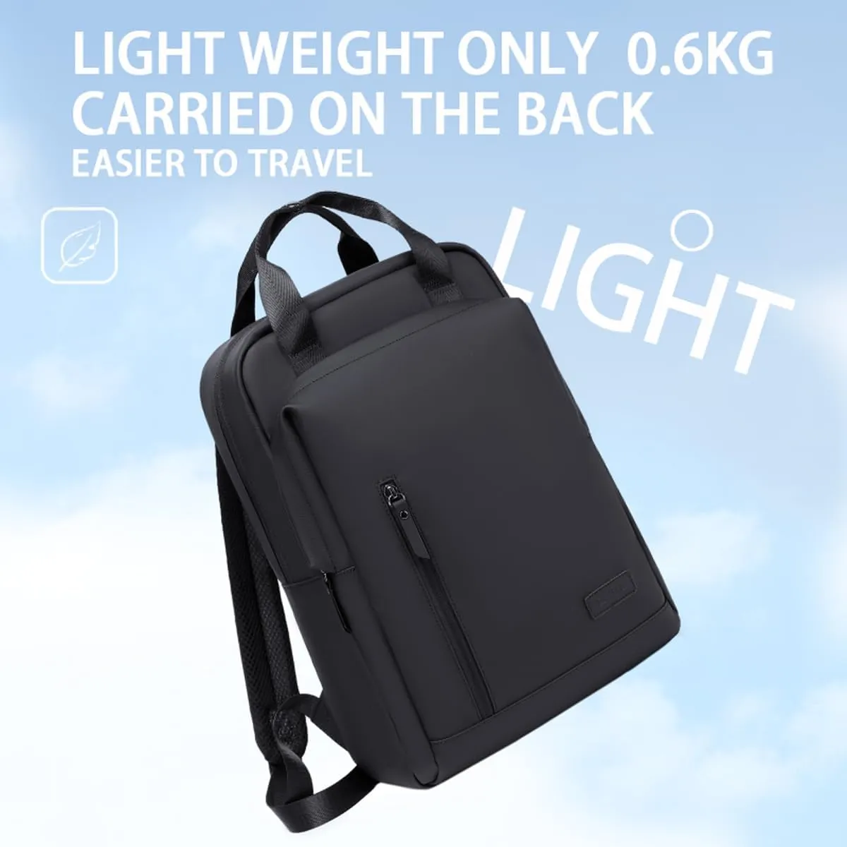 Lightweight Waterproof Travel Backpack for Women  0.6KG, 15-Inch Laptop Compartment, Anti-Theft Design, Durable & Stylish (Pink/Green/Black)