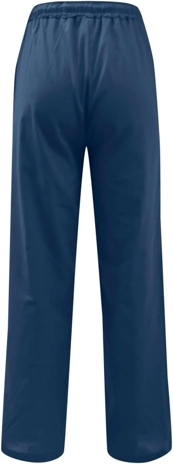 Linen Pants for Women Summer Lightweight High Waist Baggy Pants Loose Fit Comfy Straight Leg Trouser with Pockets