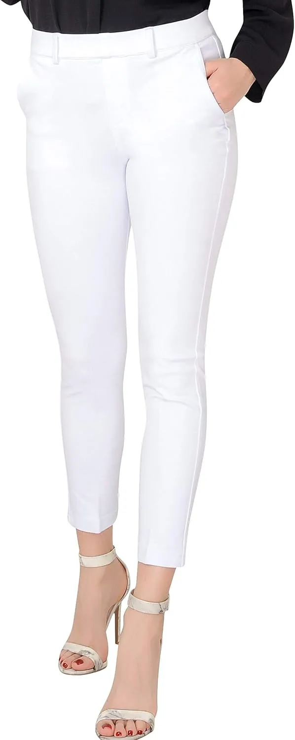 Marycrafts Women's Pull On Stretch Yoga Dress Business Work Pants