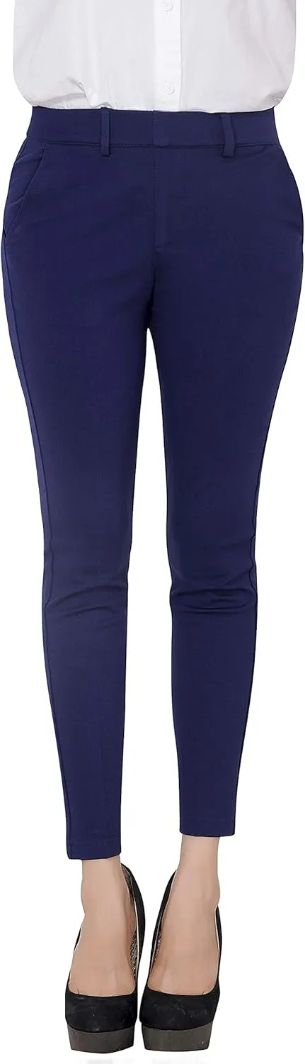 Marycrafts Women's Pull On Stretch Yoga Dress Business Work Pants
