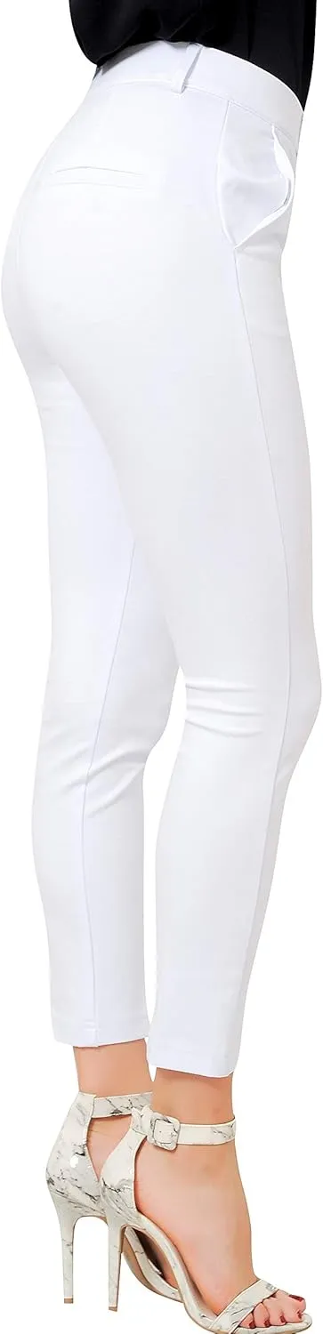 Marycrafts Women's Pull On Stretch Yoga Dress Business Work Pants