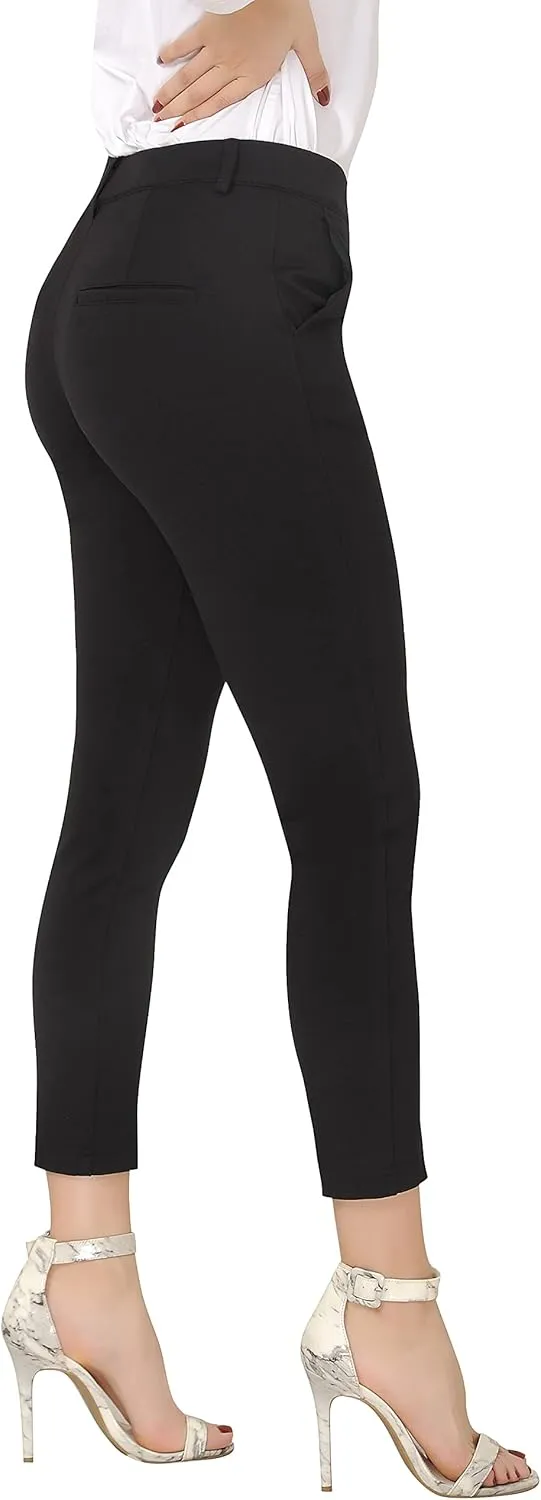 Marycrafts Women's Pull On Stretch Yoga Dress Business Work Pants
