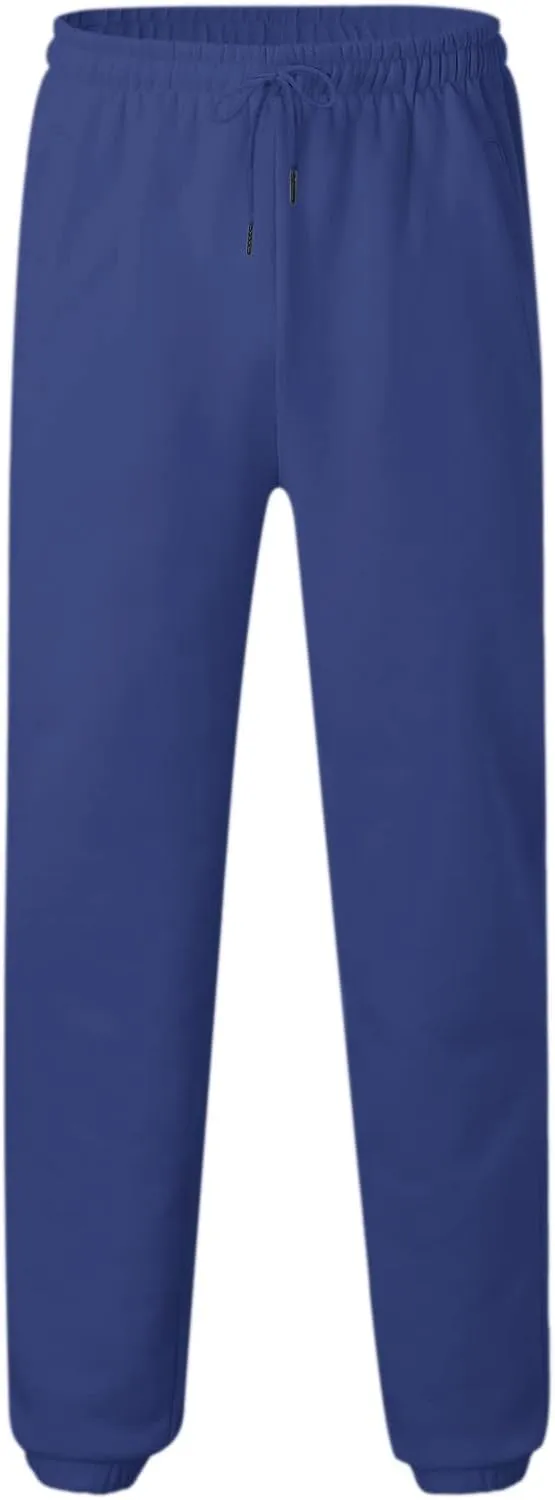 Mens Autumn and Winter High Street Fashion Loose Pants Fleece Lined Sweatpants Active Outdoor Sports Jogger Pants