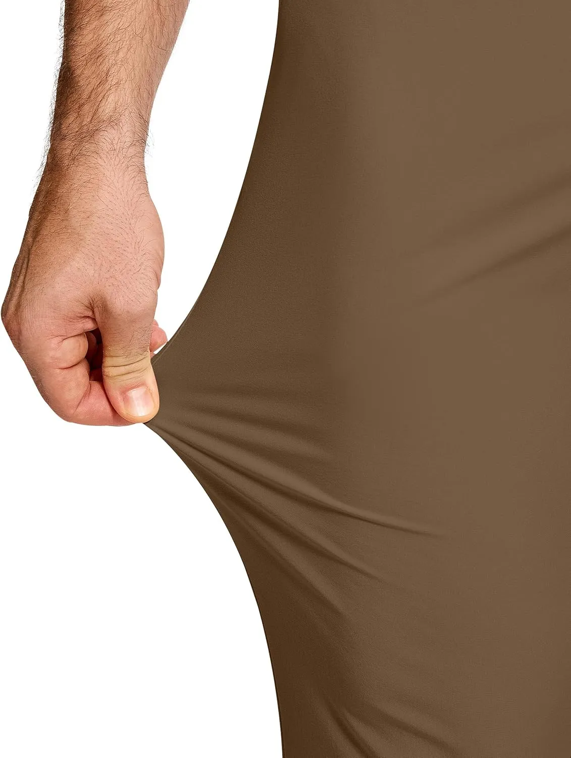 Men's Golf Dress Pants 30" Inseam Stretch Skinny Tapered Lightweight Breathable Chino Trousers with Pockets for Casual Work