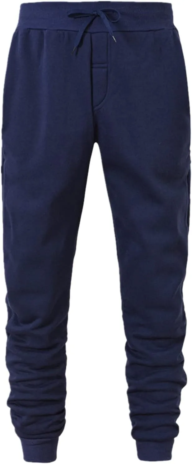 Mens Sweatpant Athletic Tapered Jogger Casual Workout Running Lightweight Bodybuilding Pants Slim Fit Trousers with Pockets