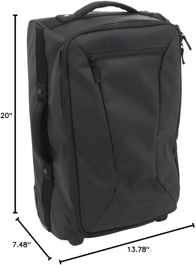 Oakley Carry-On with Wheels, Black, 20 Inch
