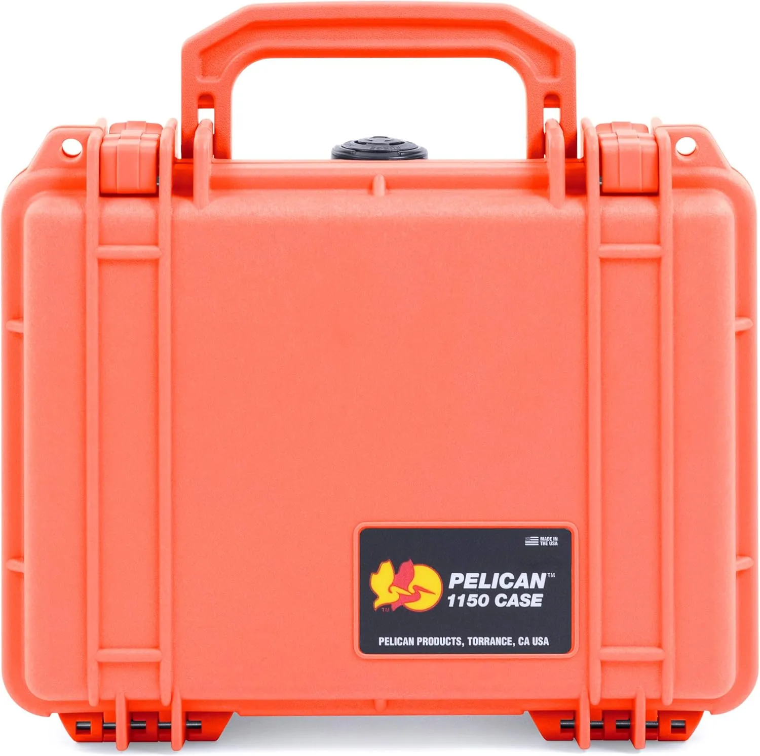 Pelican 1150 Case, Orange, Pick & Pluck Foam with Convolute Lid Foam