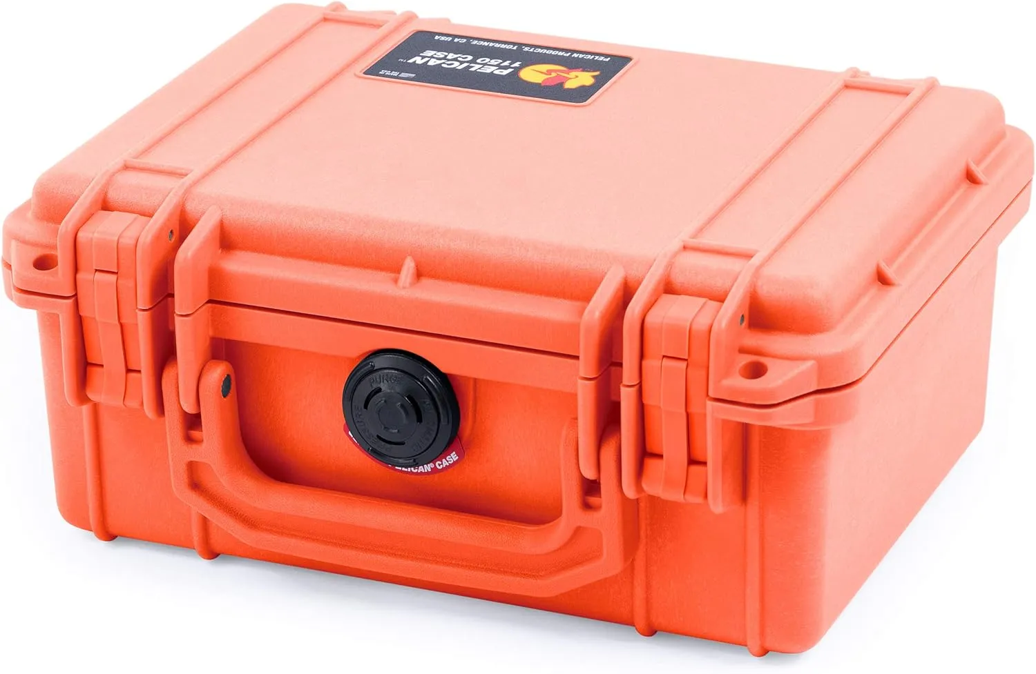 Pelican 1150 Case, Orange, Pick & Pluck Foam with Convolute Lid Foam