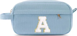 Pocmimut Birthday Gifts for Gifts,Personalized Initial Makeup Bag Cosmetic Pouch Toiletry Bag for Her Mom wife Teacher 18th Birthday Gifts for Girls,A