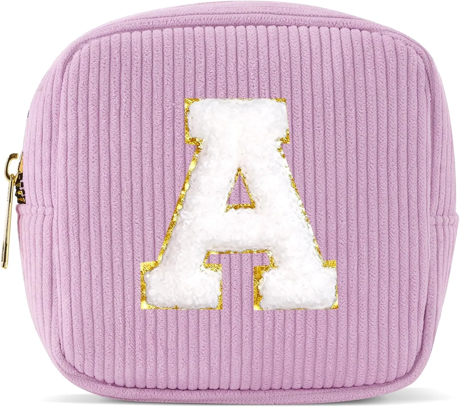 Pocmimut Birthday Gifts for Gifts,Personalized Initial Makeup Bag Cosmetic Pouch Toiletry Bag for Her Mom wife Teacher 18th Birthday Gifts for Girls,A