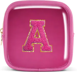 Pocmimut Birthday Gifts for Gifts,Personalized Initial Makeup Bag Cosmetic Pouch Toiletry Bag for Her Mom wife Teacher 18th Birthday Gifts for Girls,A