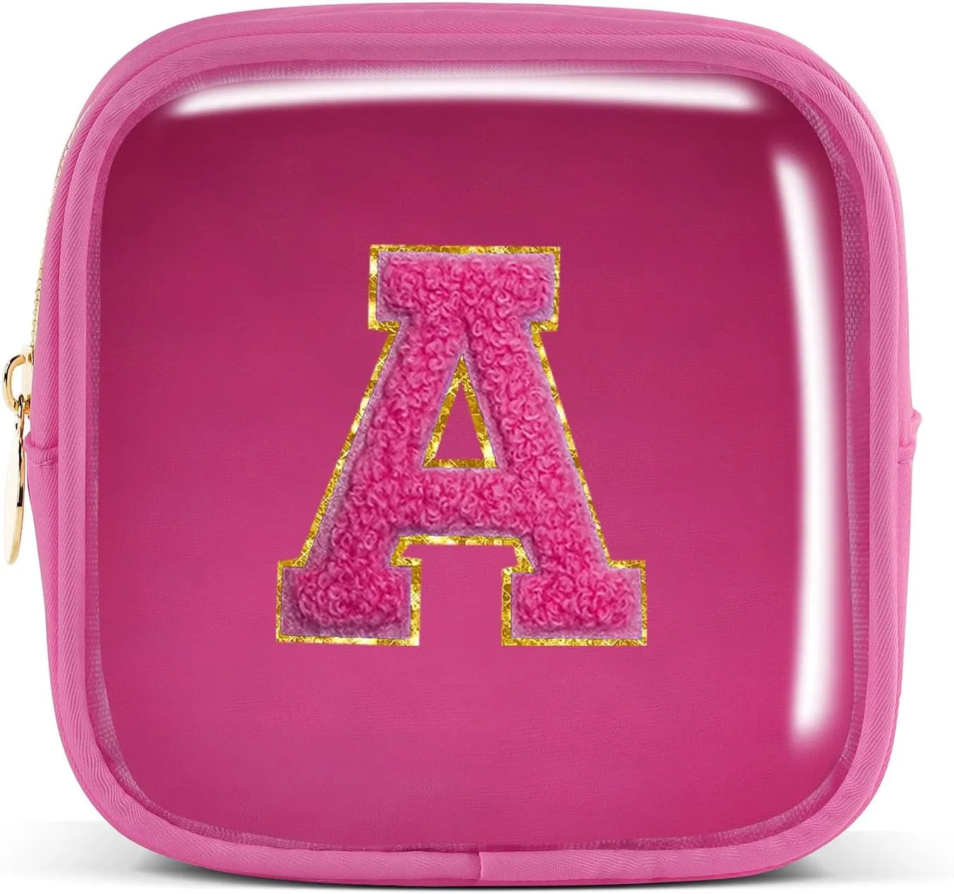 Pocmimut Birthday Gifts for Gifts,Personalized Initial Makeup Bag Cosmetic Pouch Toiletry Bag for Her Mom wife Teacher 18th Birthday Gifts for Girls,A