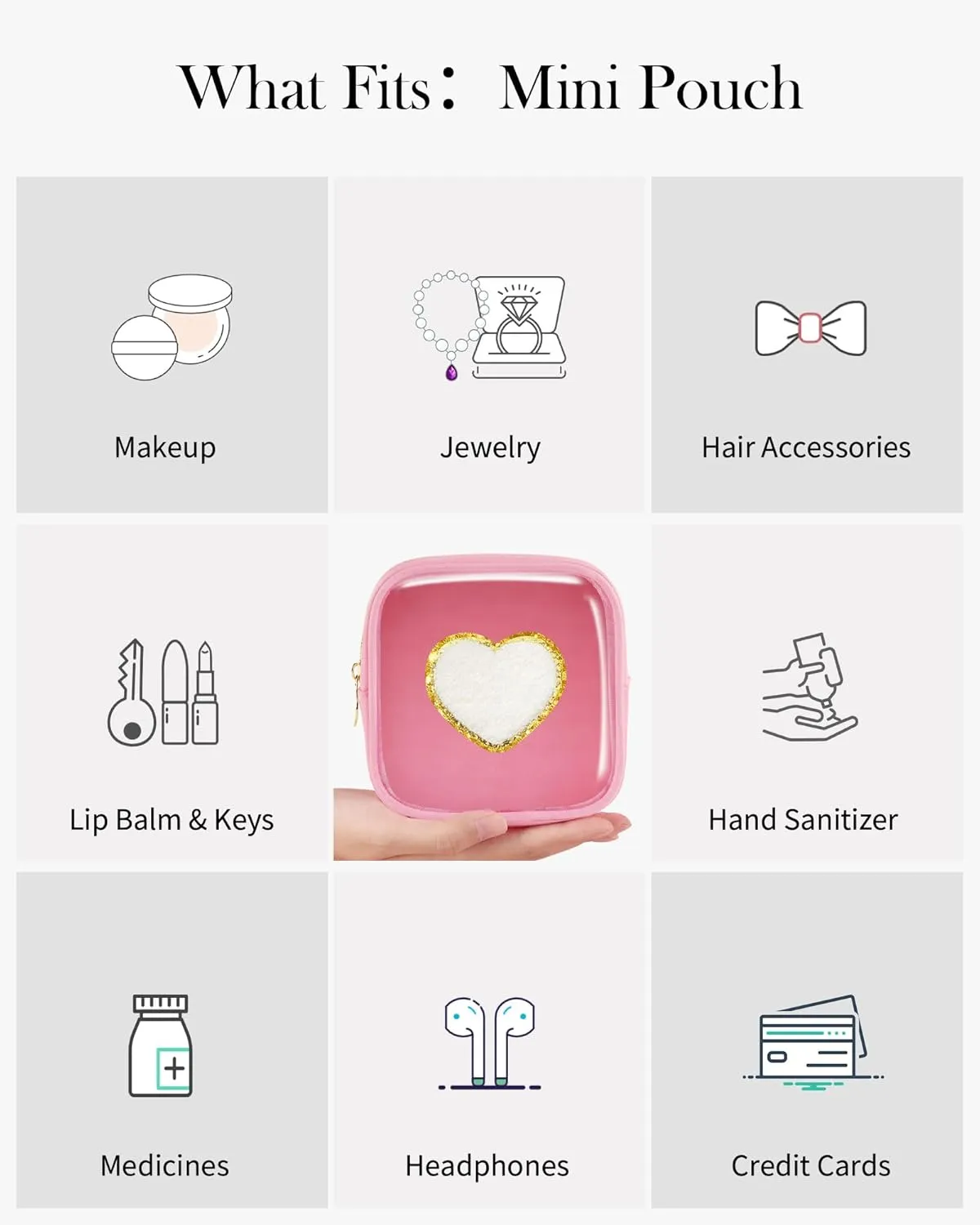 Pocmimut Personalized Makeup Bag,Teen Girl Gifts Trendy Stuff for 6 7 8 9 10 11 12 Year Old Girls,Initial Cosmetic Bag Gifts Graduation Teacher Gifts,B