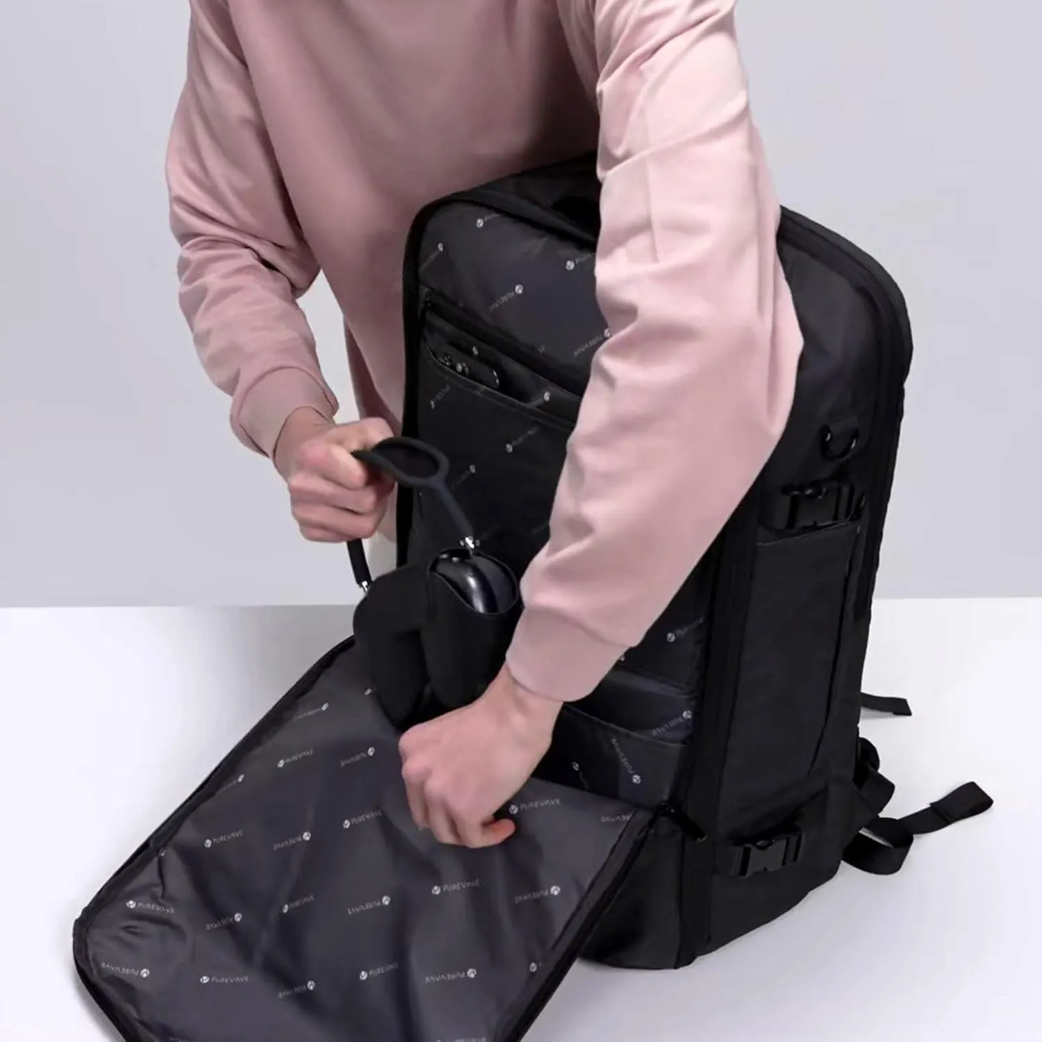 PUREVAVE YKK Zipper Travel Laptop Backpack for Men, and Women