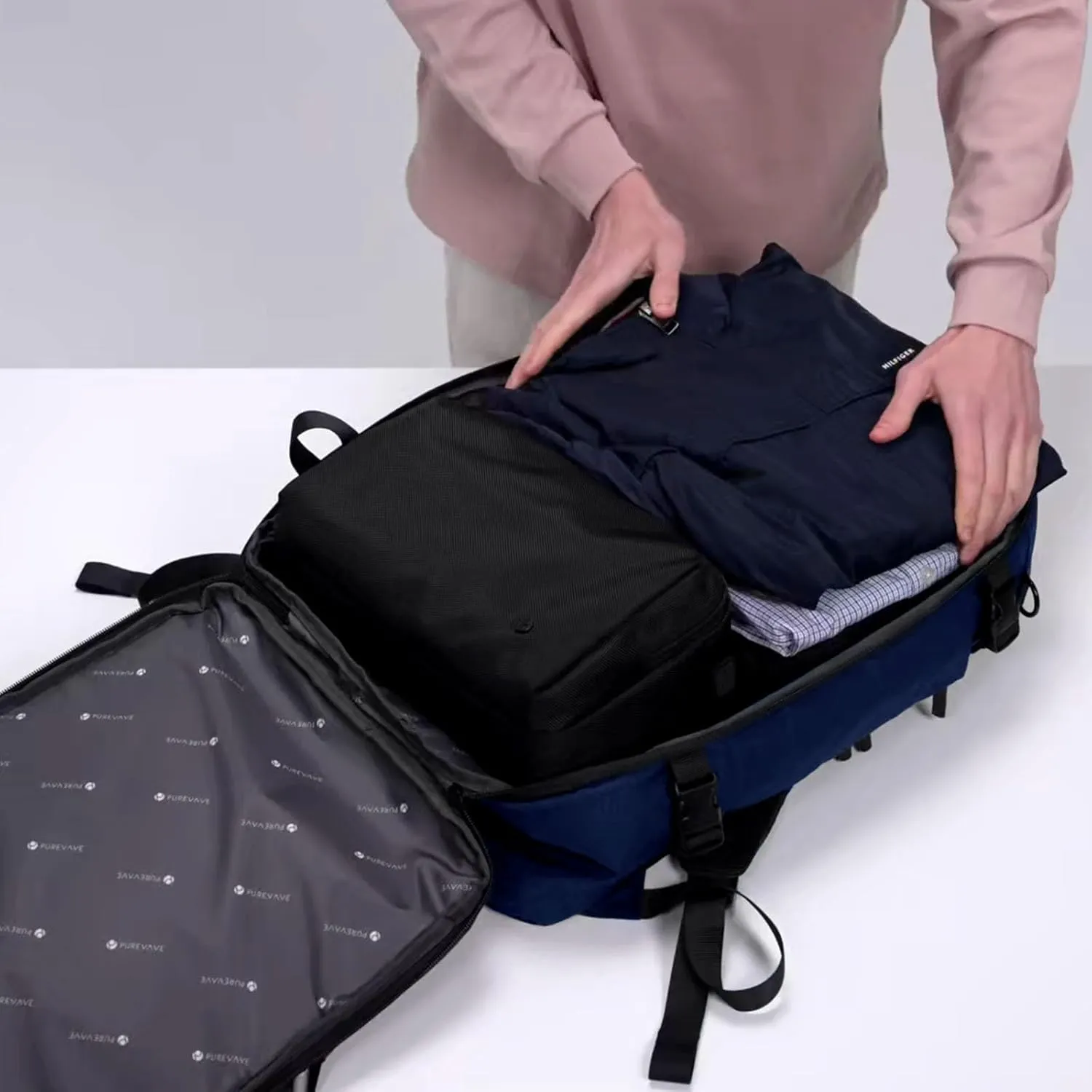 PUREVAVE YKK Zipper Travel Laptop Backpack for Men, and Women