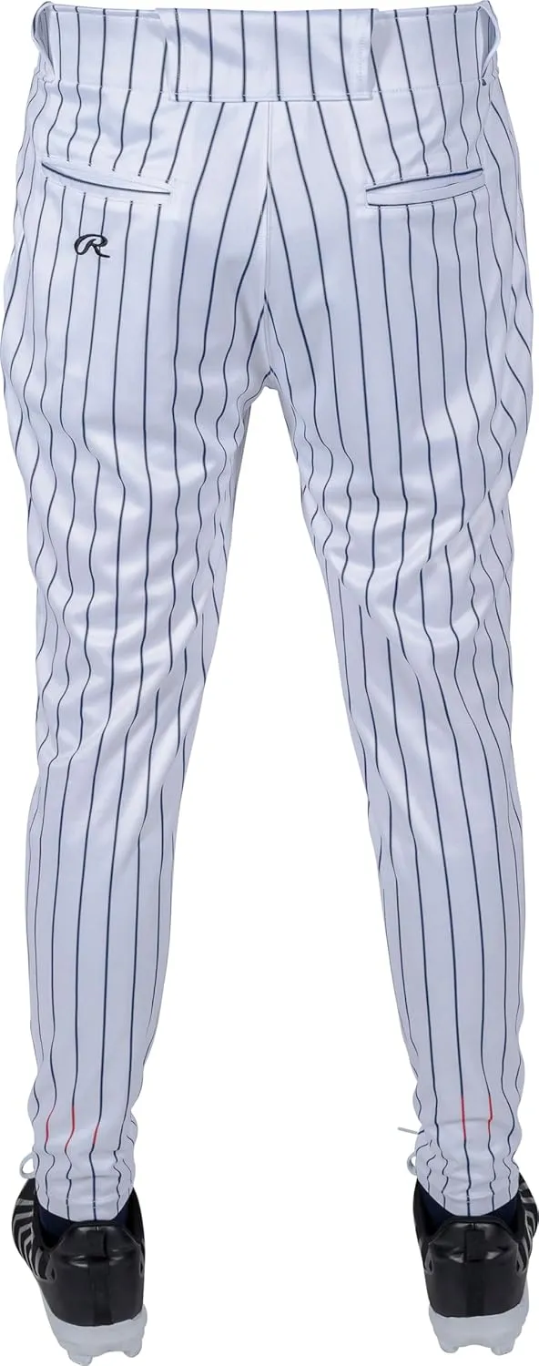 Rawlings Boys' PRO 150 Series Baseball Pants | Tapered Jogger Fit | Youth Sizes | Pinstripe | Multiple Colors