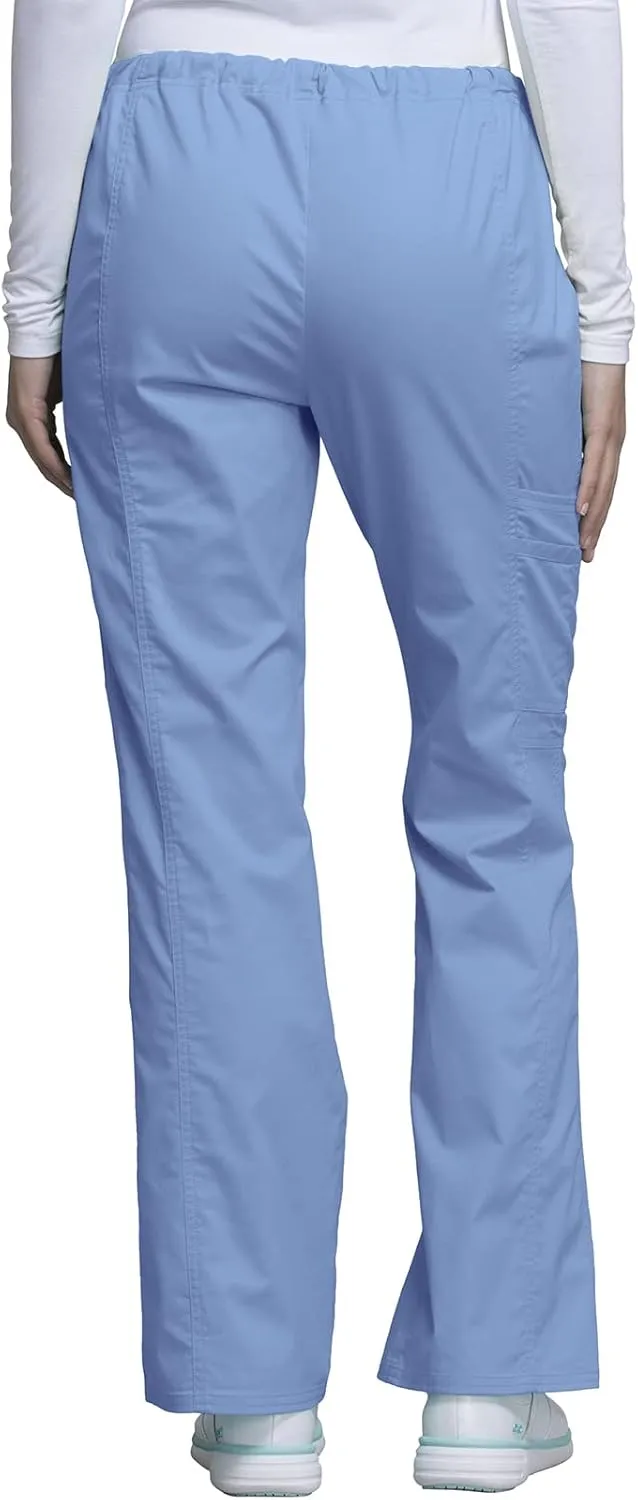 Scrubs for Women Workwear Core Stretch Drawstring Cargo Scrub Pants 4044