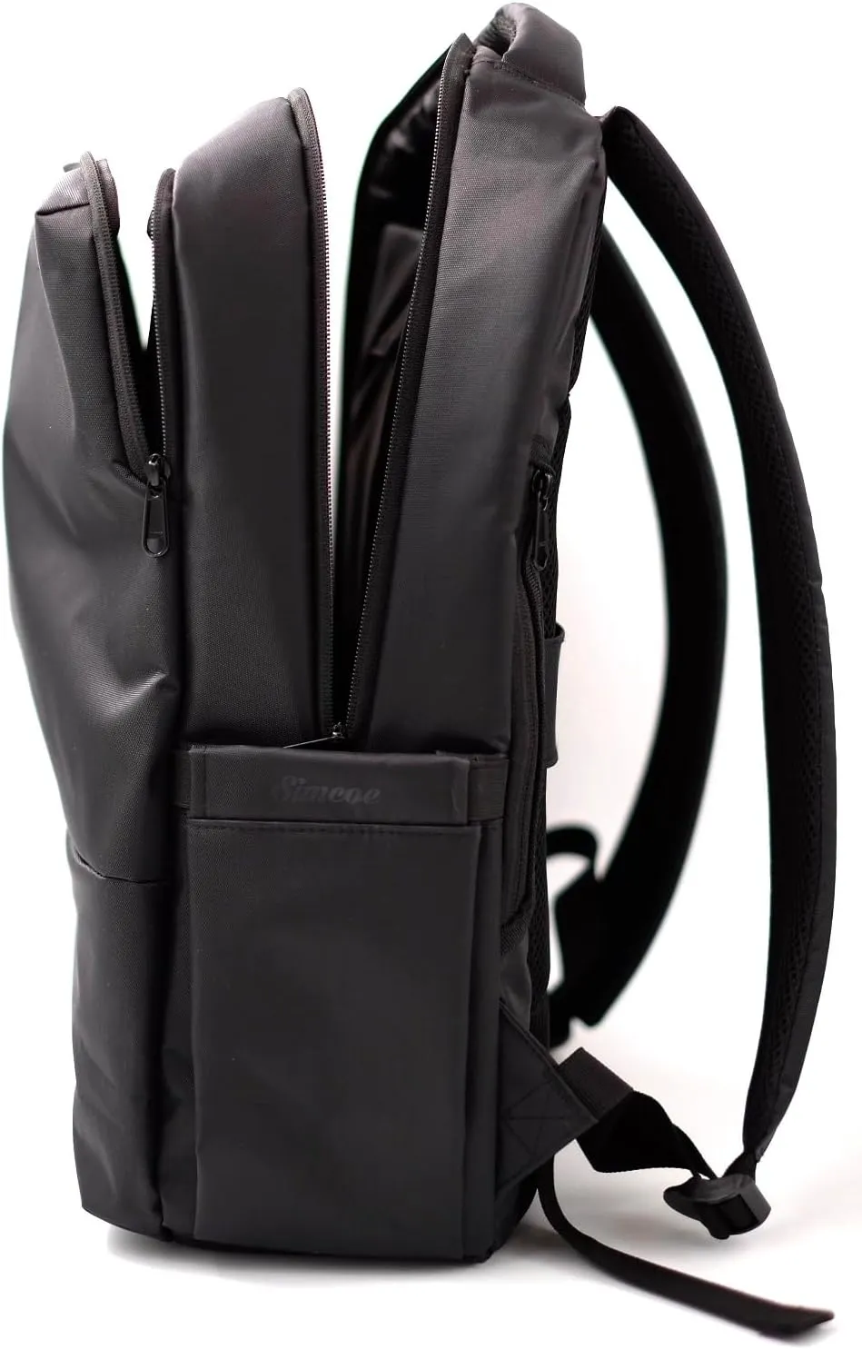 Simcoe Laptop Backpack for Work and Travel, 20L, Manning (Triple Black)