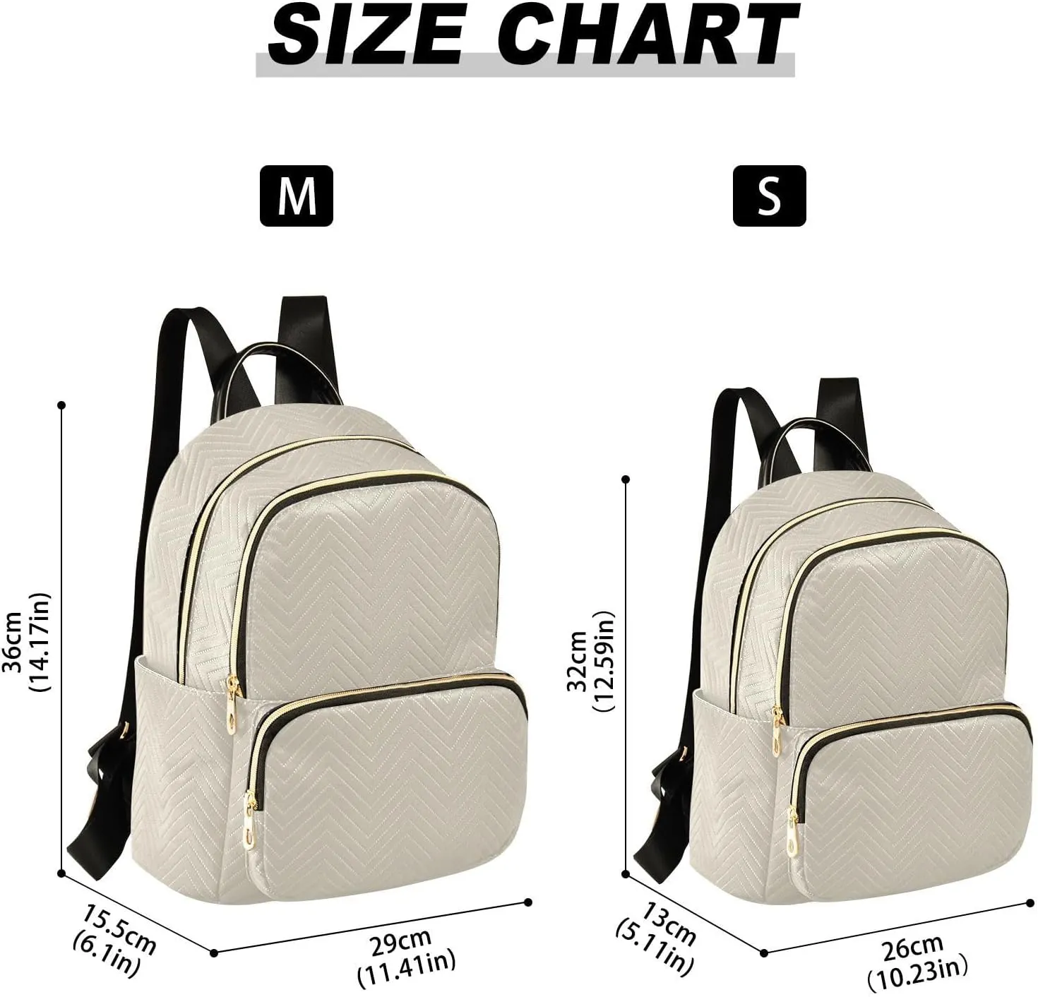 Sinestour Beige Backpack Purse Lightweight Shoulder Bag Fashion Travel Backpack Handbags for Women Work Ladies Teenage