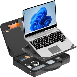 Smatree MobileBase Laptop Shoulder Sleeve with Stand for 15-16 inch Acer Aspire 3/5/7/Vero 16, for TravelMate P4/P2, Swift 16 AI/Swift Go 16, ConceptD 3 Ezel/Pro, Chromebook 516 GE/Nitro 5 (A485S)