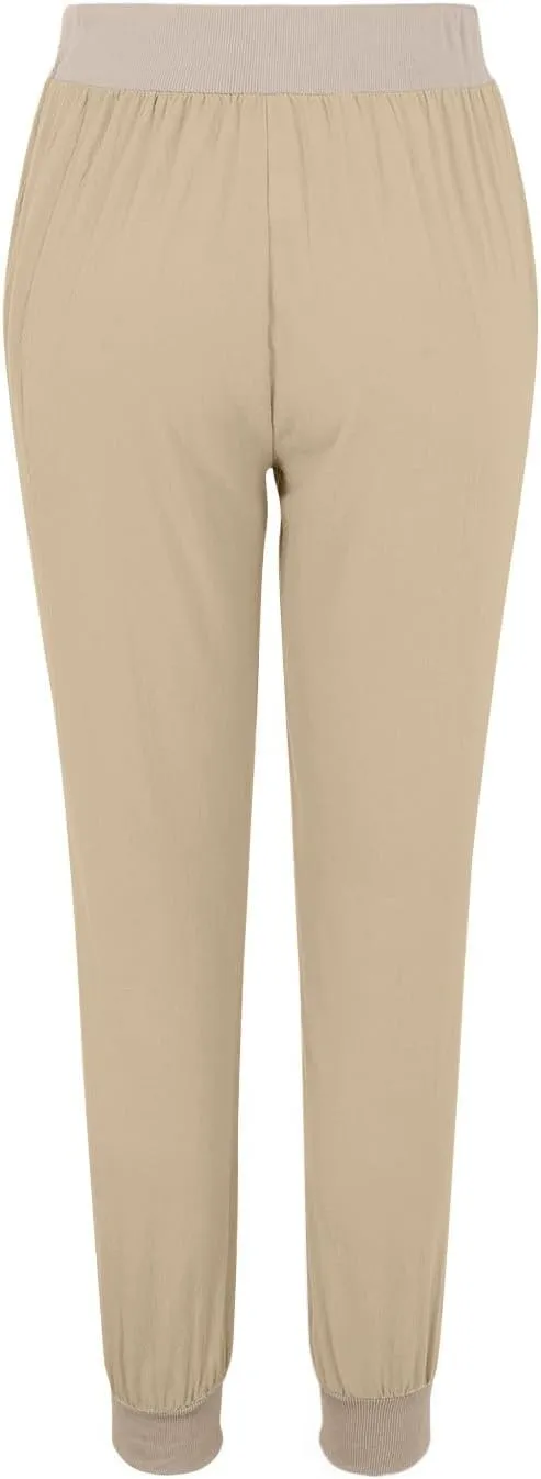 Straight Leg Cotton Linen Pants Women Lightweight Fashion Summer Casual Pants with Pockets Drawstring Loose Trousers
