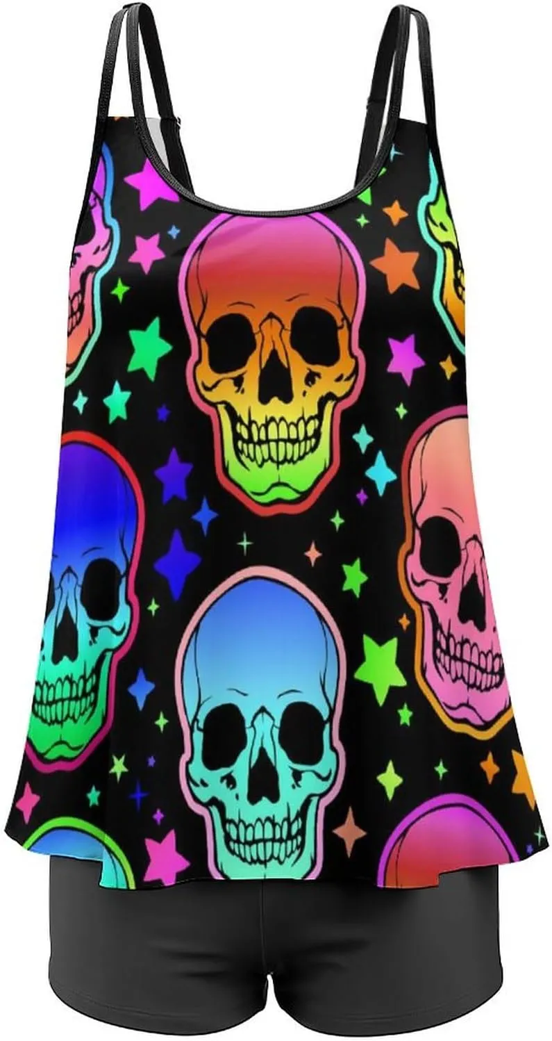 Swimwear Sport Fashion Tankini Bathing Suit Tops and Shorts for Beach
