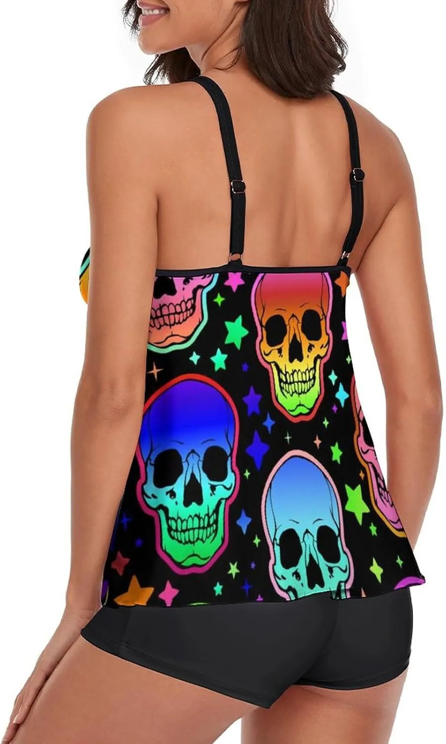 Swimwear Sport Fashion Tankini Bathing Suit Tops and Shorts for Beach