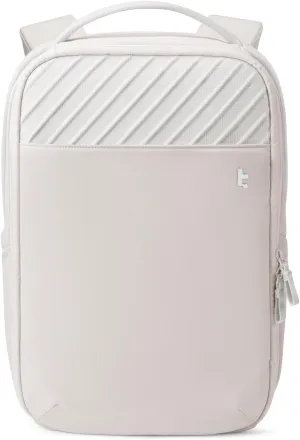 tomtoc Laptop Backpack 20L Techpack Workpack Designed for Business Professional Commuter, City EDC Backpack Daypack for 15.6-inch Laptop, White