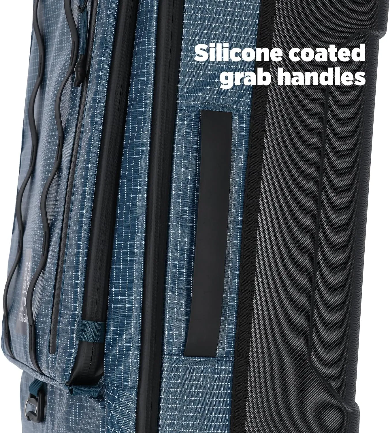 Topo Designs Global Travel Roller Bag Suitcase, 44L Carry-On, 3 Handles, Smooth Heavy Duty Wheels, Telescoping Handle, Durable   Rugged, WRAP Certified, PFAS Free (Apex Pond Blue)