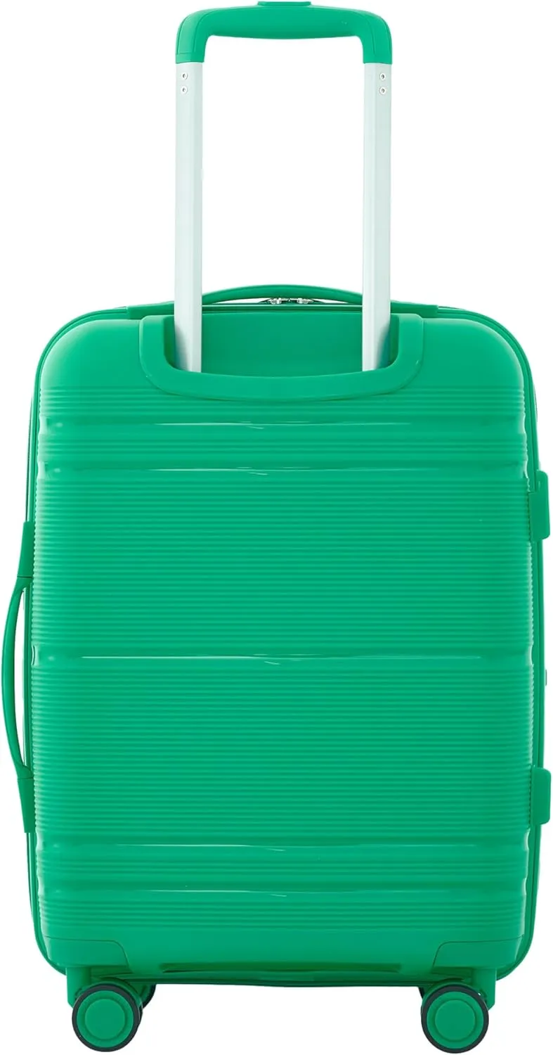 Travelers Club Astralnaut Hardside Expandable Spinner Luggage, Mint, 20" Carry-On