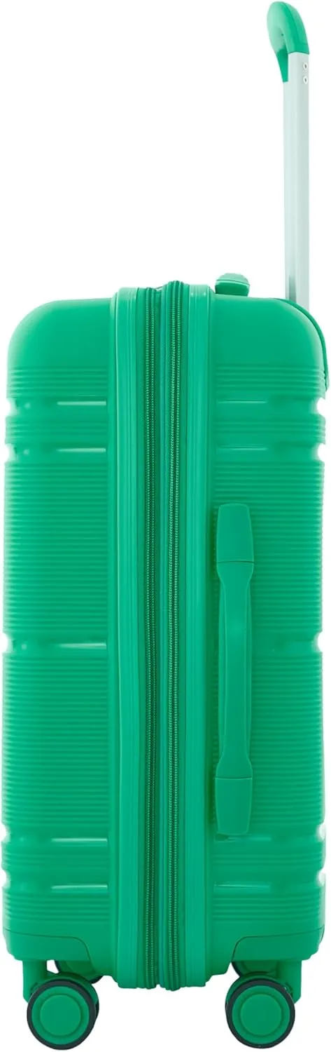 Travelers Club Astralnaut Hardside Expandable Spinner Luggage, Mint, 20" Carry-On